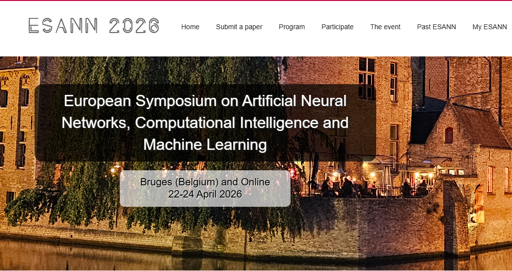 Page de ESANN2026